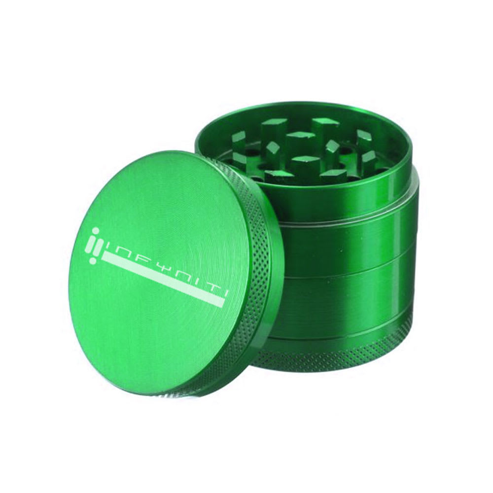 Infyniti 2.5" 4-Piece Grinders - GREEN